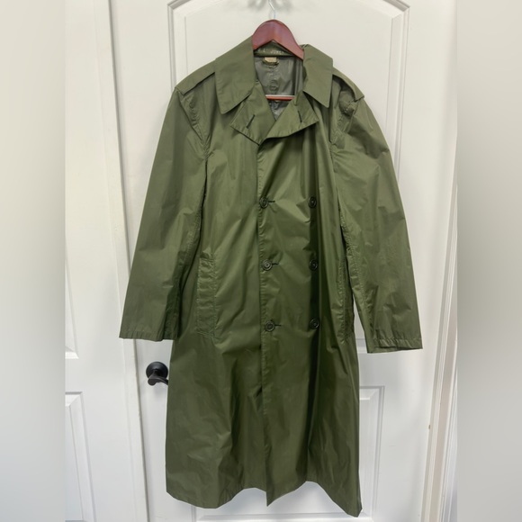 Other - Authentic Vintage Military Rain Coat - Military Green